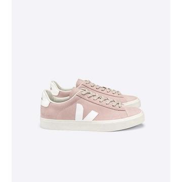 Veja CAMPO NUBUCK Women's Low Tops Sneakers Pink | NZ 599SGL